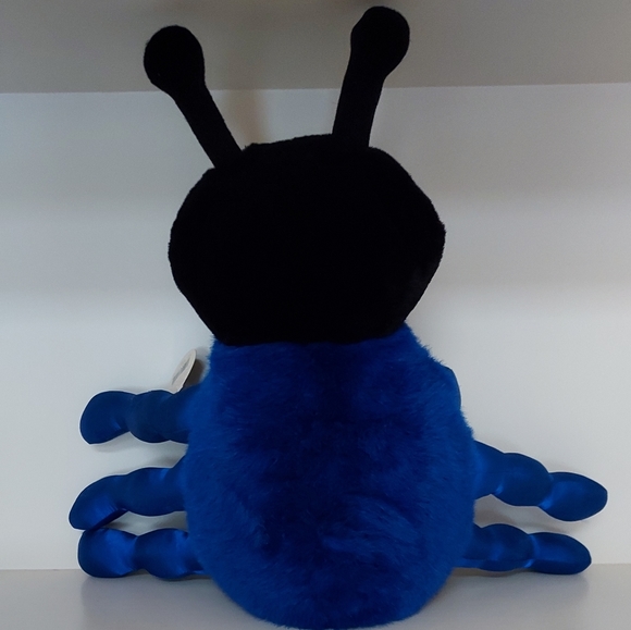 Jumbo Y2K BUG Blue/Black Plush with Tags - Picture 3 of 6
